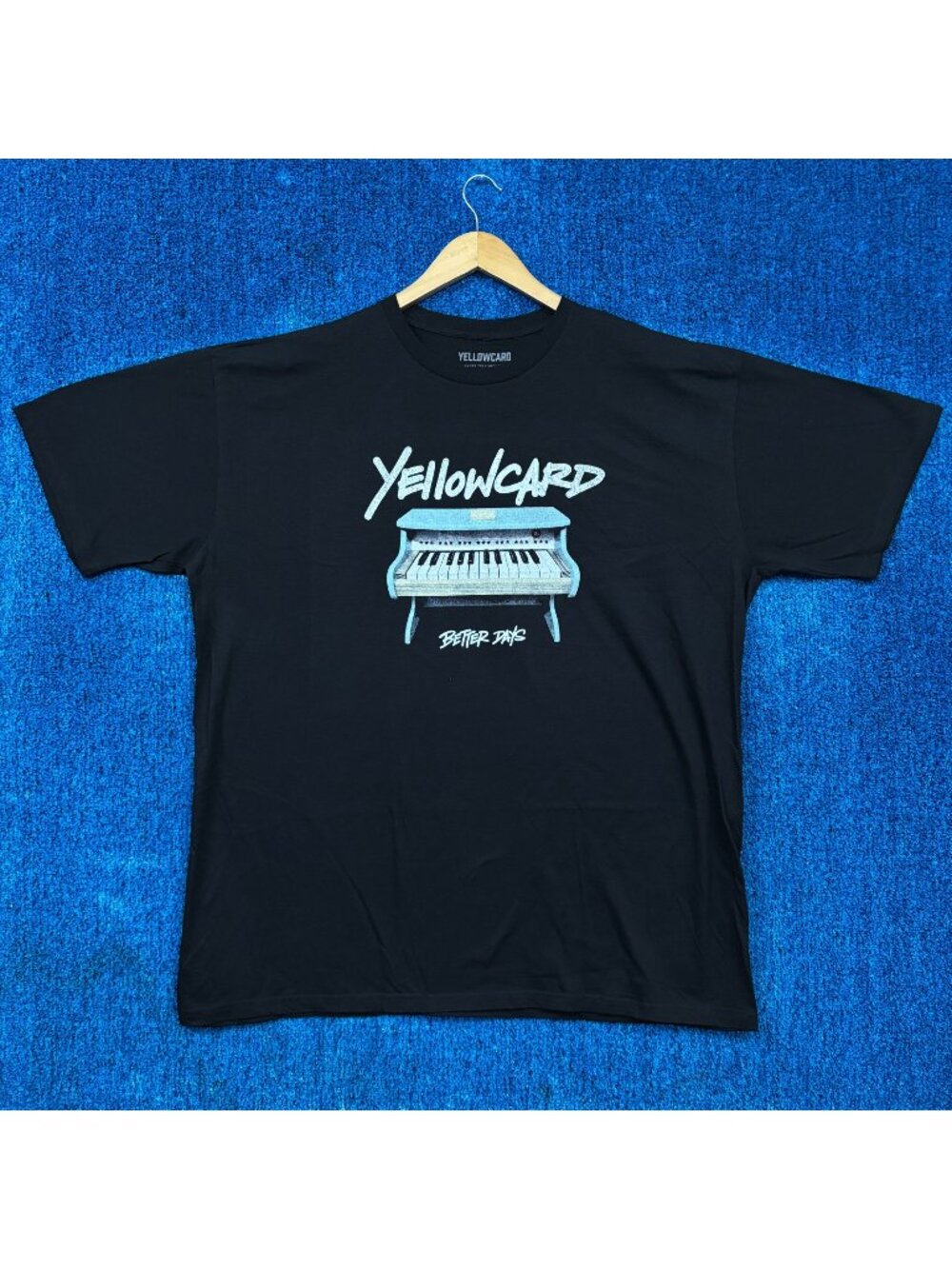 Yellowcard Better Days Album Cover Keyboard Art Band Tee 2X